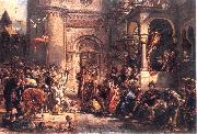 Jan Matejko Reception of the Jews A.D. 1096. oil painting artist